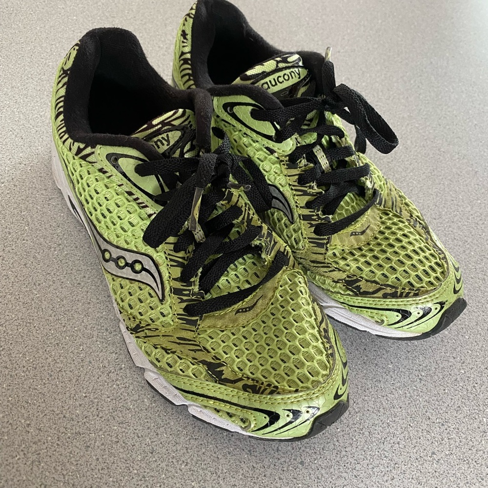Saucony Kids Lime Green Sneakers